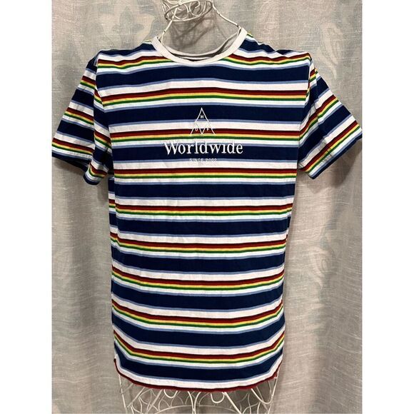 Nice HUF Men's Multi T-shirt multicolor size small Good Condition - Picture 1 of 7